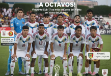 Vinotinto Sub-17 se enfrentará a Corea del Norte en los 16vos de final del Mundial