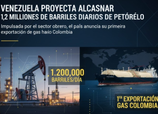 Venezuela proyecta alcanzar 1,2 millones de barriles diarios de petróleo impulsada por el sector obrero